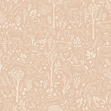 Детские оранжевые обои Grandeco Little Dreamers LD 3418