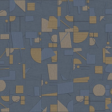 Сине-бежевые обои Sirpi Kandinsky AD3 24005