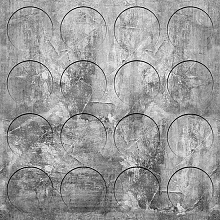Фотообои круги Wall street GRAYSCALE Grayscale 8