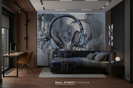 Фотообои в интерьере артикул Podrost-25: 1, PODROST 25, Wall street